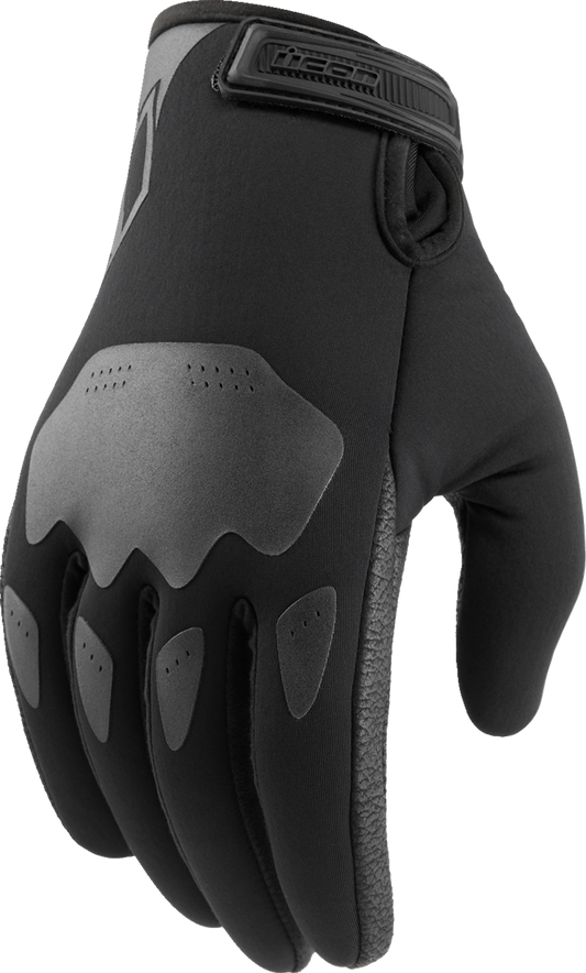 ICON Hooligan™ Insulated Gloves - Black - Medium 3301-4488