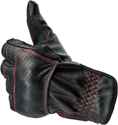 BILTWELL Borrego Gloves - Redline - Large 1506-0108-304