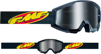 Gafas FMF Youth PowerCore - Núcleo - Negro - Espejo plateado F-50055-00002 2601-3022 