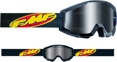 FMF Youth PowerCore Goggles - Core - Black - Silver Mirror F-50055-00002 2601-3022