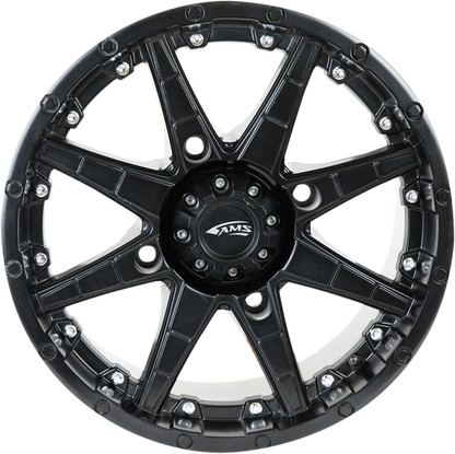 AMS Roll'n 105 Wheel - Front/Rear - Black - 14x7 - 4/137 - 5+2 4750-046AS
