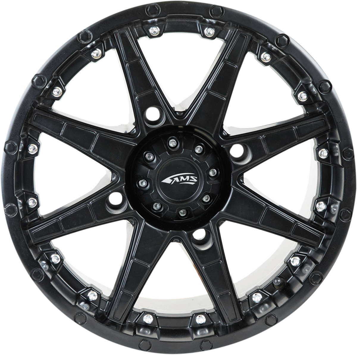 AMS Roll'n 105 Wheel - Front/Rear - Black - 15x7 - 4/137 - 5+2 5707-046AS