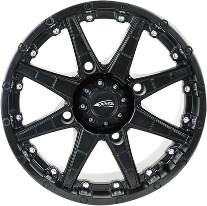 AMS Roll'n 105 Wheel - Front/Rear - Black - 15x7 - 4/137 - 5+2 5707-046AS