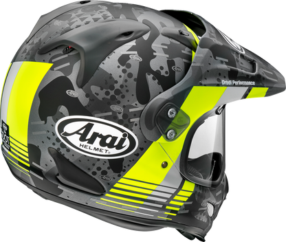 Casco ARAI XD-4 - Funda - Amarillo Fluorescente Frost - XS 0140-0179 