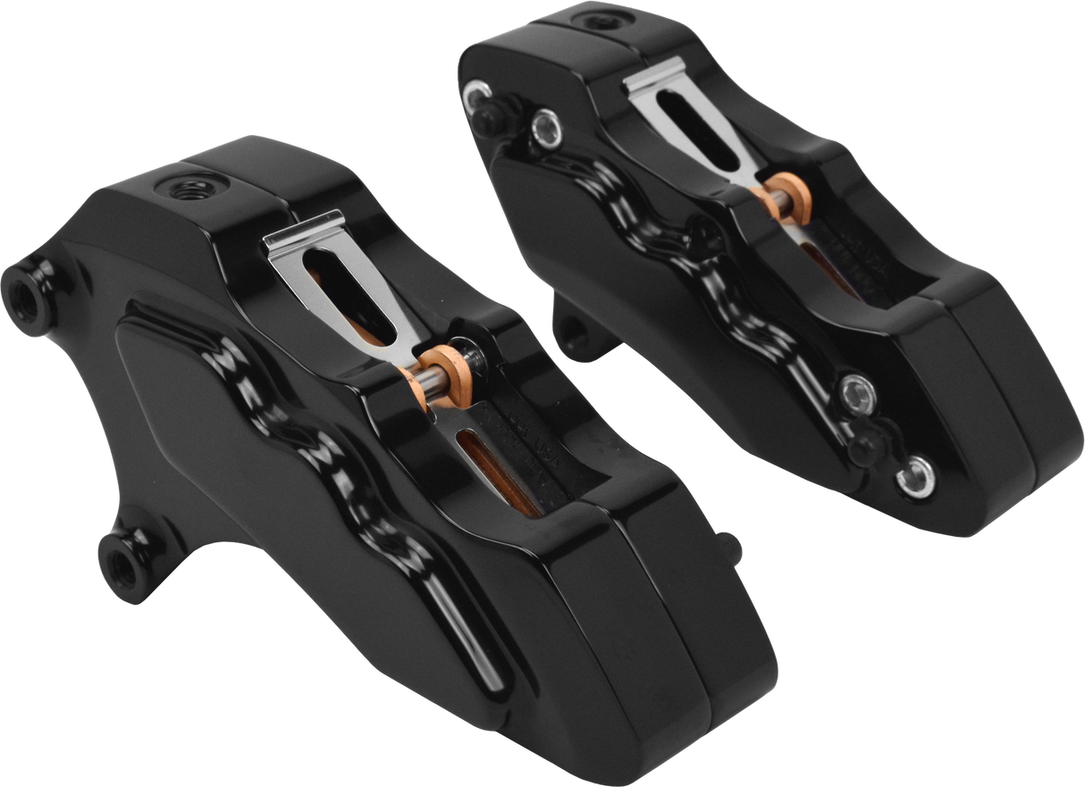 HAWG HALTERS INC 6 Pist Front Dual Caliper Kit Black 00-Up W/ 13" Rotor FKDDAB6013