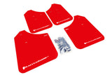 Rally Armor 02-07 Subaru WRX/STI/RS/2.5i (wagons req mod) UR Red Mud Flap w/ White Logo MF1-UR-RD/WH