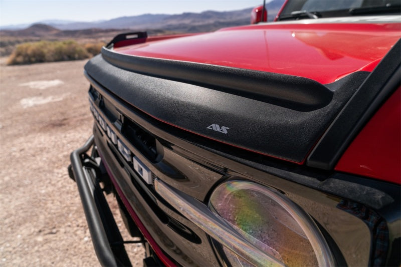 AVS 21-23 Ford Bronco 2/4Dr. Excl. Raptor Aeroskin II Textured Low Profile Hood Shield - Black 436183