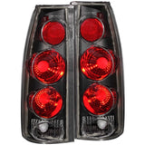 ANZO 1999-2000 Cadillac Escalade Taillights Black 3D Style 211019