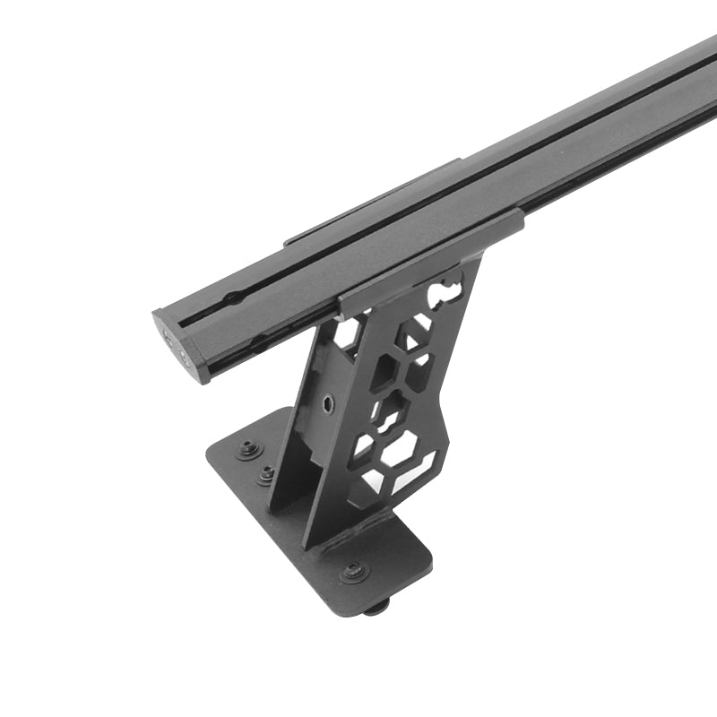 Go Rhino 15-22 Ford F-150 / 07-21 Toy. Tundra XRS Cross Bars Kit - Tex Blk (Attch Tonneau Cvr T-Trk) 5935015T