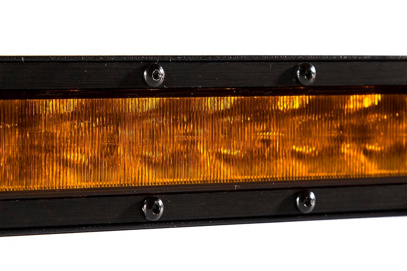 Diode Dynamics 18 In LED Light Bar Single Row Straight - Amber Driving Each Stage Series DD5038