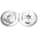 Power Stop 18-19 Ford Expedition Rear Evolution Drilled & Slotted Rotors - Pair AR85195XPR