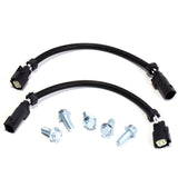 BBK 2015 Mustang GT V6 6-Pin Front O2 Sensor Wire Harness Extensions 12 (pair) And Bolt Kit 16332