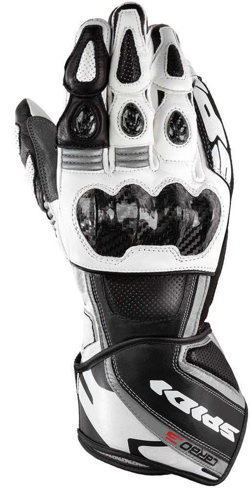 SPIDI Carbo 3 Leather Gloves Black/White L A126-011-L