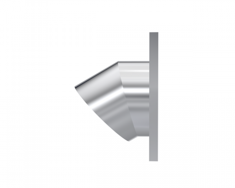 QTP Bolt-On QTEC Low Profile Oval Turn Down 11339