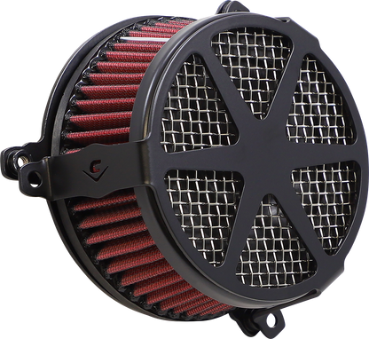 COBRA Air Filter - Spoke - Black 606-0101-04B-SB