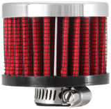 K&N Clamp On Rubber Base Crankcase Vent Filter 0.375in Flange ID x 2in OD x 1.5in Height 62-1320