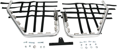 DG PERFORMANCE Nerf Bars - YFM 700R - Natural/Black 60-4475