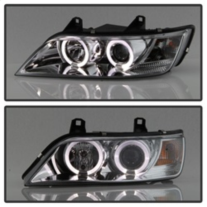 Spyder BMW Z3 96-02 Projector Headlights LED Halo Chrome High H1 Low H1 PRO-YD-BMWZ396-HL-C 5009098