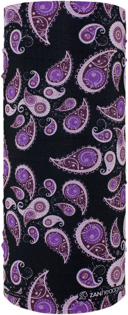 ZAN HEADGEAR Motley Tube - Purple Paisley T228