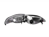 ANZO 1994-1998 Ford Mustang Crystal Headlights Chrome 121262