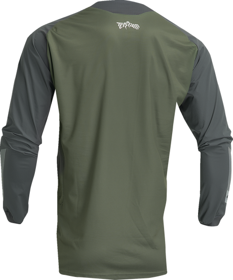 THOR Terrain Jersey - Army/Charcoal - 2XL 2910-7170