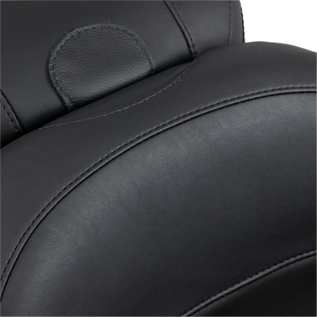 MUSTANG Lowdown Seat with Driver Backrest - Plain - FLHR '97-'07 79672