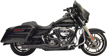 BASSANI XHAUST 2:1 Exhaust - Black 1F68B