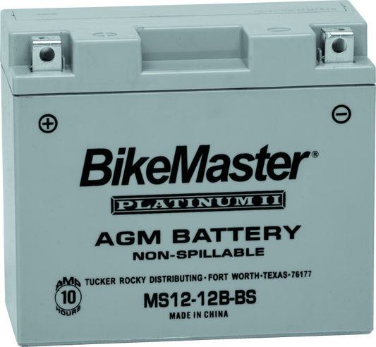 BikeMaster AGM Battery - MS12-12B-BS 780762