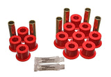 Energy Suspension Rear Spring Bushing Set - Red 5.2113R