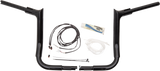 FAT BAGGERS INC. Handlebar Kit - Pointed Top - 12" - Black 809212-B