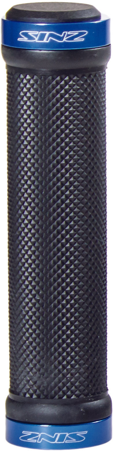 SINZ Lock-On Grips Black/Blue 130mm 214008