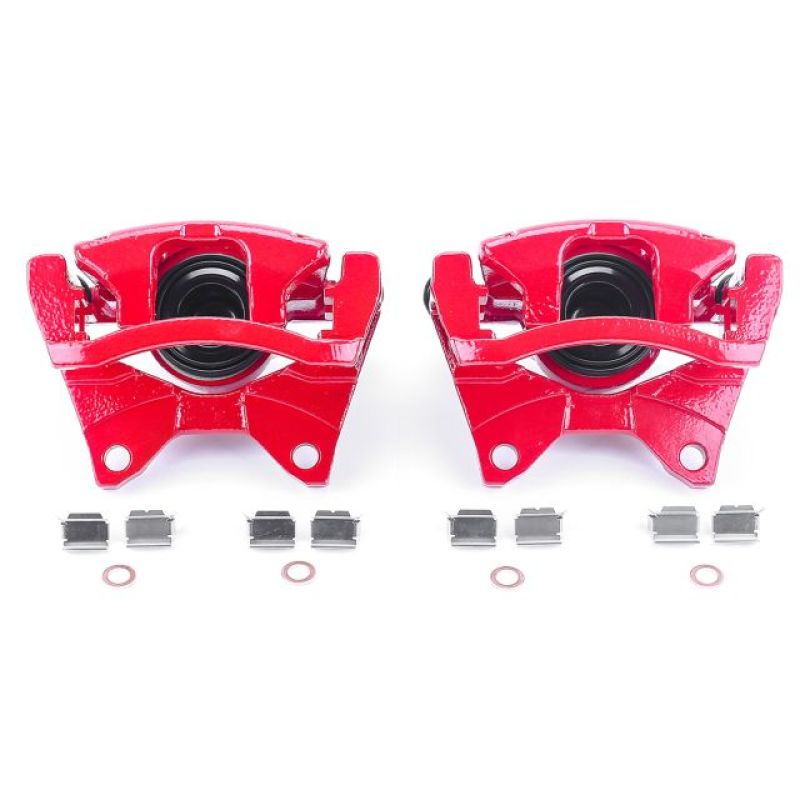 Power Stop 07-11 Dodge Nitro Rear Red Calipers w/Brackets - Pair S5046