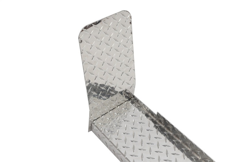 Deezee 08-14 Ford Econoline/E-Series Van Running Board Cab Section Brite-Tread Aluminum (Front Door) DZ 2045