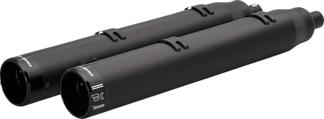 KHROME WERKS 4-1/2" War Hammer Mufflers - Black 202225
