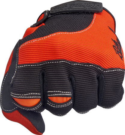 BILTWELL Moto Gloves - Orange/Black - XS 1501-0106-001