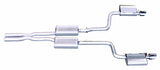 Gibson 05-10 Chrysler 300 C SRT8 6.1L 2.5in Cat-Back Dual Exhaust - Stainless 617004