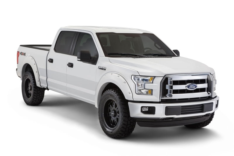 Bushwacker 18-19 Ford F-150 Pocket Style Flares 4 pc - Oxford White 20945-12