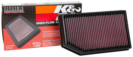 K&N 2018 Jeep Wrangler JL 2.0L/3.6L F/I Drop In Air Filter 33-5076