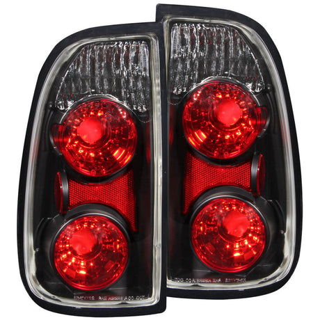 ANZO 2000-2006 Toyota Tundra Taillights Black (Regular &amp; Access Cab Models Only) 211126