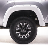 EGR 16+ Toyota Tacoma w/Mudflap Bolt-On Look Color Match Fender Flares - Set - Super White 795084-040