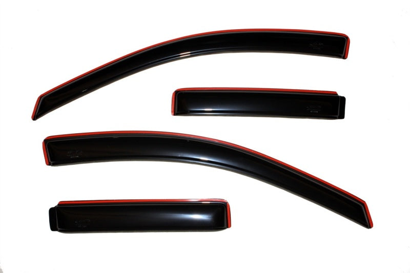 AVS 07-10 Jeep Compass Ventvisor In-Channel Front & Rear Window Deflectors 4pc - Smoke 194330
