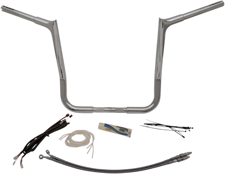 FAT BAGGERS INC. Handlebar Kit - Pointed Top - 16" - Chrome 909216