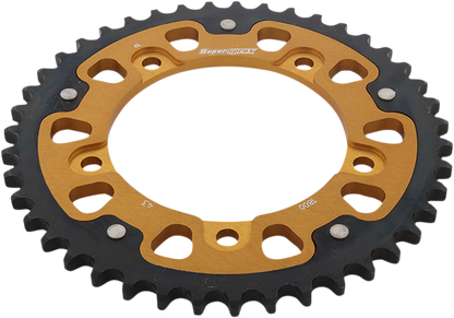 SUPERSPROX Stealth Rear Sprocket - 43 Tooth - Gold - Suzuki/Triumph RST-1800-43-GLD