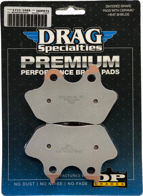 DRAG SPECIALTIES Sintered Brake Pads - Softail HDP971