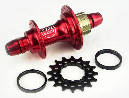 STAYSTRONG Pro Rear Hub 36h Red Comes W/ 16t Cog U-SS6513