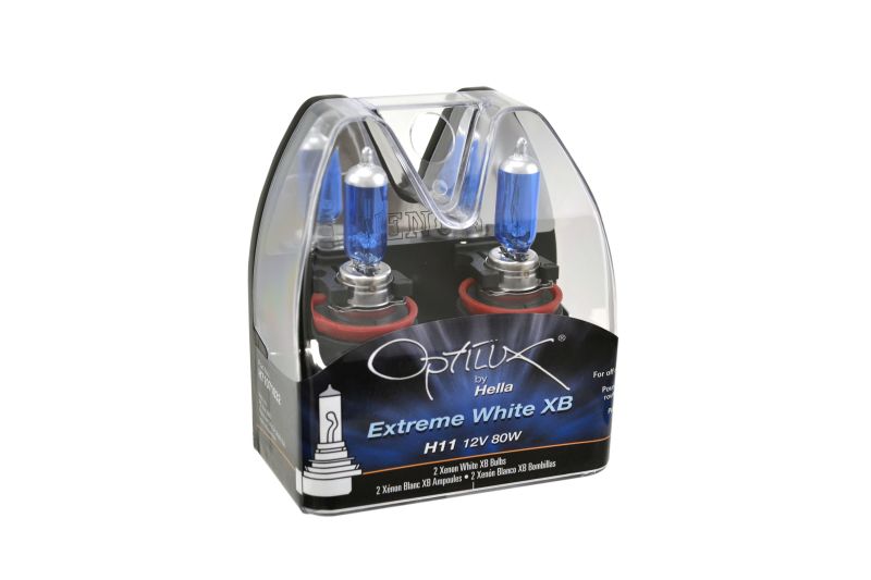 Hella Optilux XB Extreme Type H11 12V 80W Blue Bulbs - Pair LAH71071032