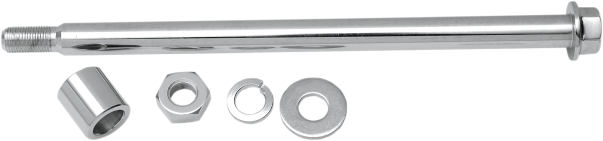 DRAG SPECIALTIES Axle Kit - Rear - Chrome - '80-'86 BT 16-0270-BC