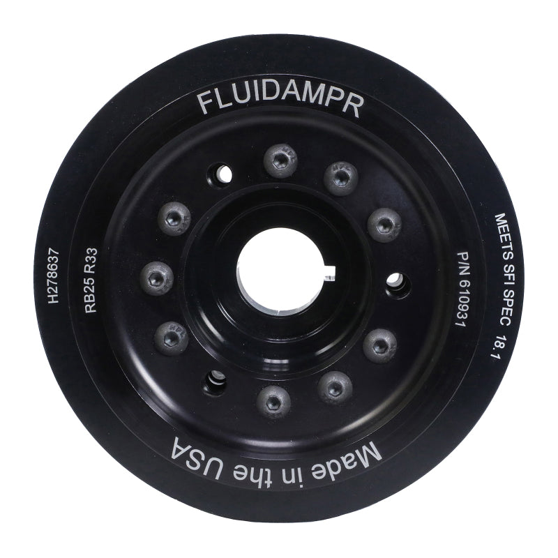 Fluidampr 94-99 Nissan Skyline R33 RB25DET (Non NEO) Steel Internally Balanced Damper 610931