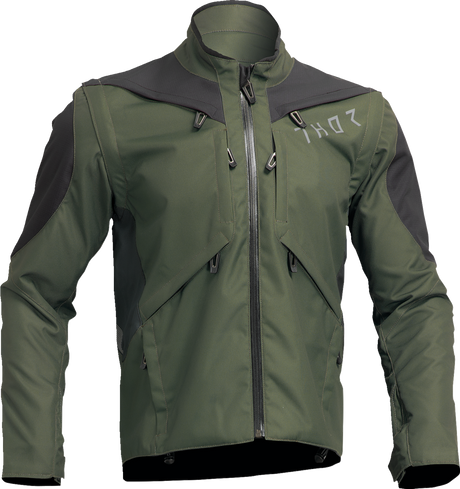 THOR Terrain Jacket - Army Green/Charcoal - Medium 2920-0703