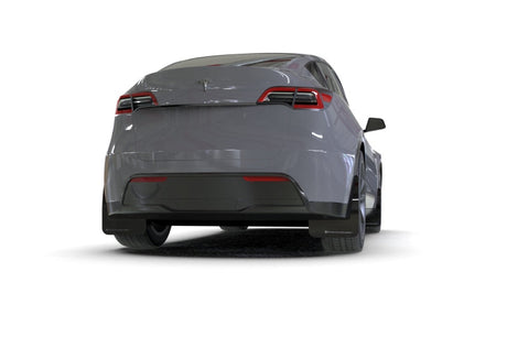Rally Armor 20-22 Tesla Model Y Black UR Mud Flap w/ Dark Grey Logo MF72-UR-BLK/DGRY